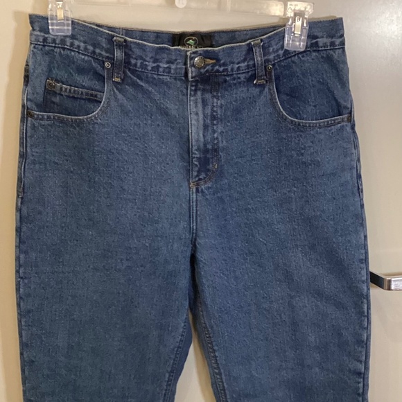 Red Head Jeans Mens 33x32 (actual 33X30) Blue Straight Leg Fleece Lined Outdoors - Picture 1 of 12